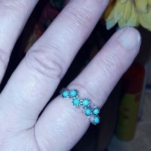 LADIES 925 TURQUOISE RING